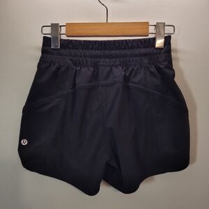 Lululemon Athletica Tracker Black Shorts - Size 4